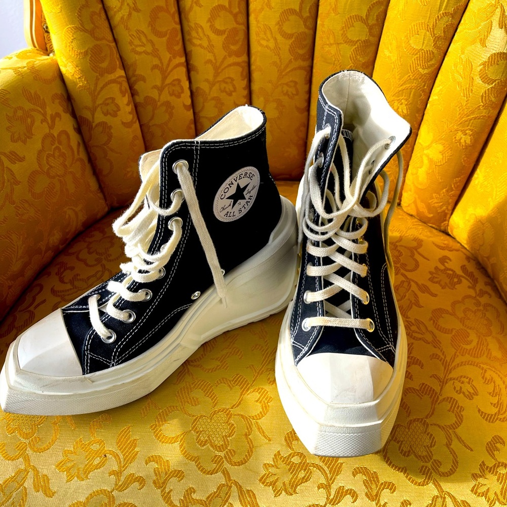 Converse New Form Deluxe 75mm Wedge Sneakers size 7.5